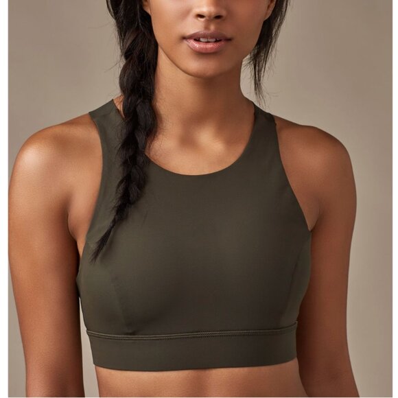 lululemon athletica Other - Lululemon Fast & Free Bra Dark Olive (Green) - Size 12 RacerbackSports Bra